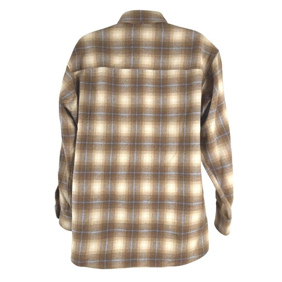 Pendleton Wool Button Front Shirt Womens Small Plaid Long Sleeve TP-3541 - Picture 5 of 8